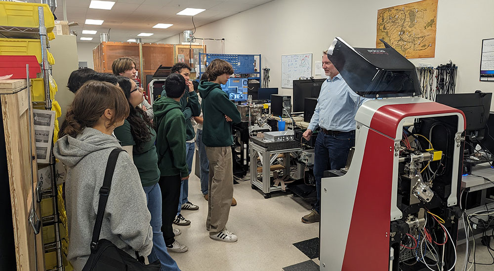 Quantum Design Hosts Tour for High School STEM Students