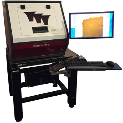Direct Write "Maskless" Lithography – Durham Magneto Optics MicroWriter ML®3